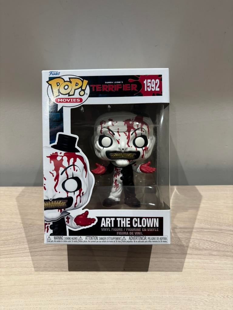 Funko Pop! #1592 – Art the Clown (Terrifier) Bloody, Verzamelen, Poppetjes en Figuurtjes, Ophalen of Verzenden