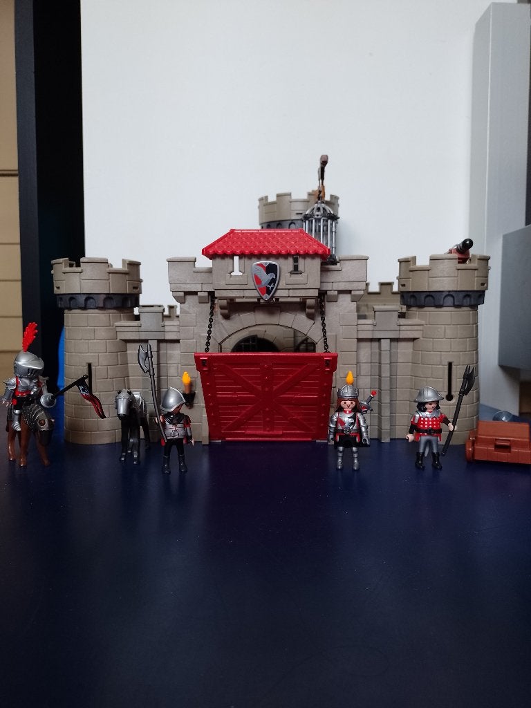 Playmobil Burcht van de orde van de Valkenridders - 6001, Kinderen en Baby's, Speelgoed | Playmobil, Ophalen, Complete set, Zo goed als nieuw