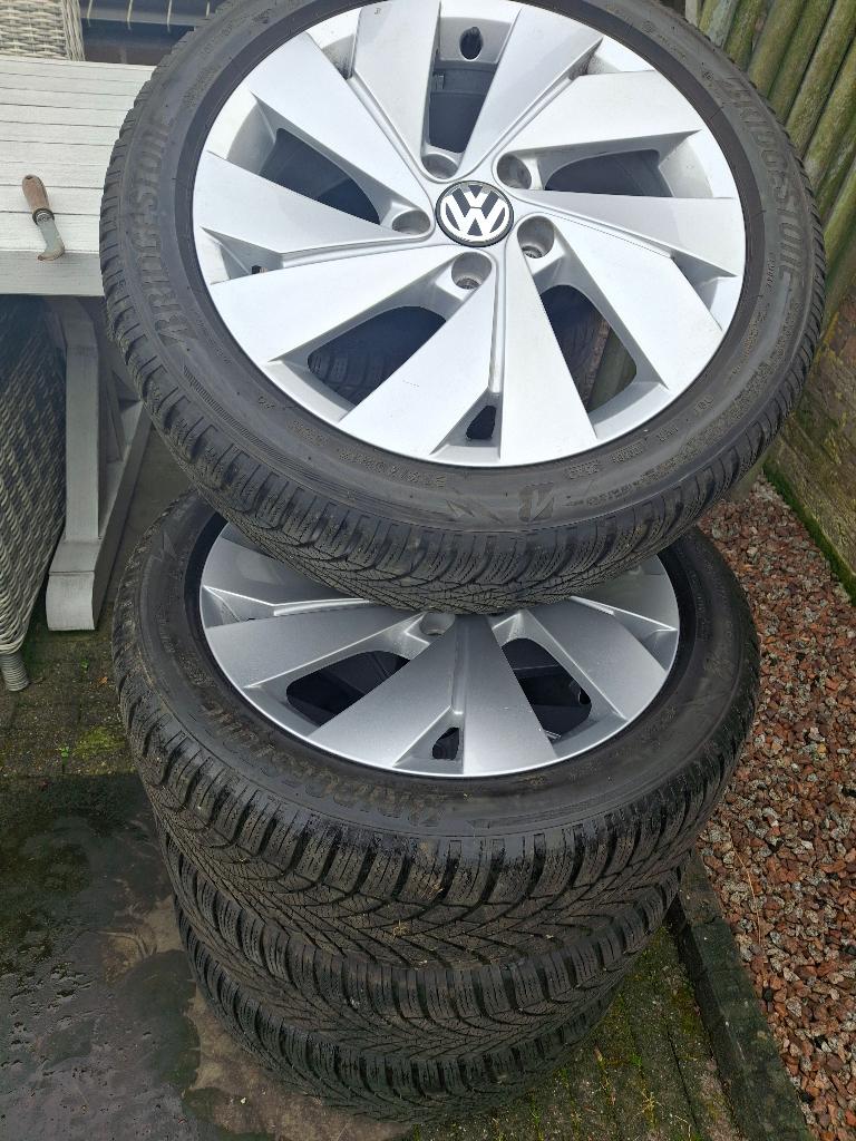 17 inch golf 5 6 7 r-line gti gte gtd caddy 5x112, Pneus et Jantes, Pneus hiver, Véhicule de tourisme, 205 mm