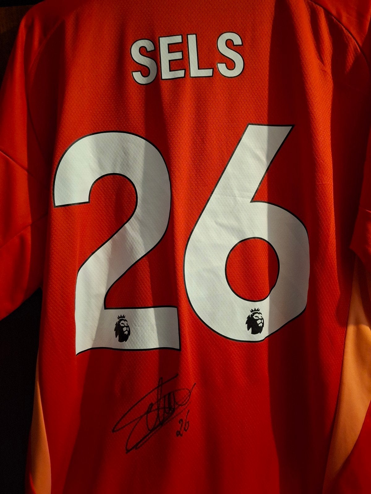 Gesigneerd Nottingham Forest Keepersshirt Matz Sels (XL), Ophalen of Verzenden, Nieuw, Shirt