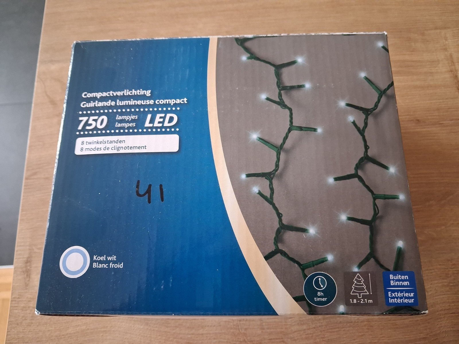 Guirlande lumineuse avec 8 modes de clignotement, Enlèvement ou Envoi