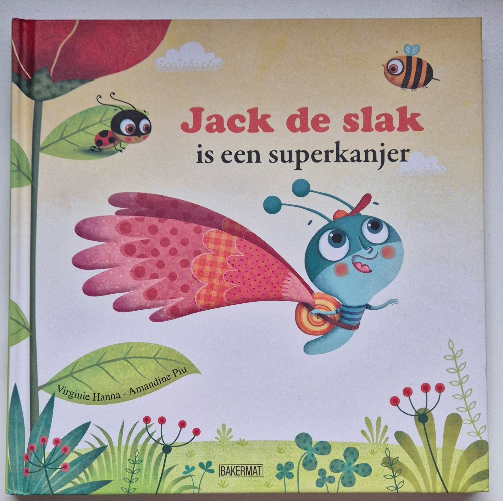 Virginie Hanna - Jack de Slak is een superkanjer!, Boeken, Ophalen of Verzenden, Zo goed als nieuw, Virginie Hanna, Prentenboek