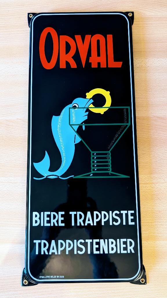 Plaque émaillée ORVAL officielle 2026, Enlèvement ou Envoi, Neuf, Panneau publicitaire