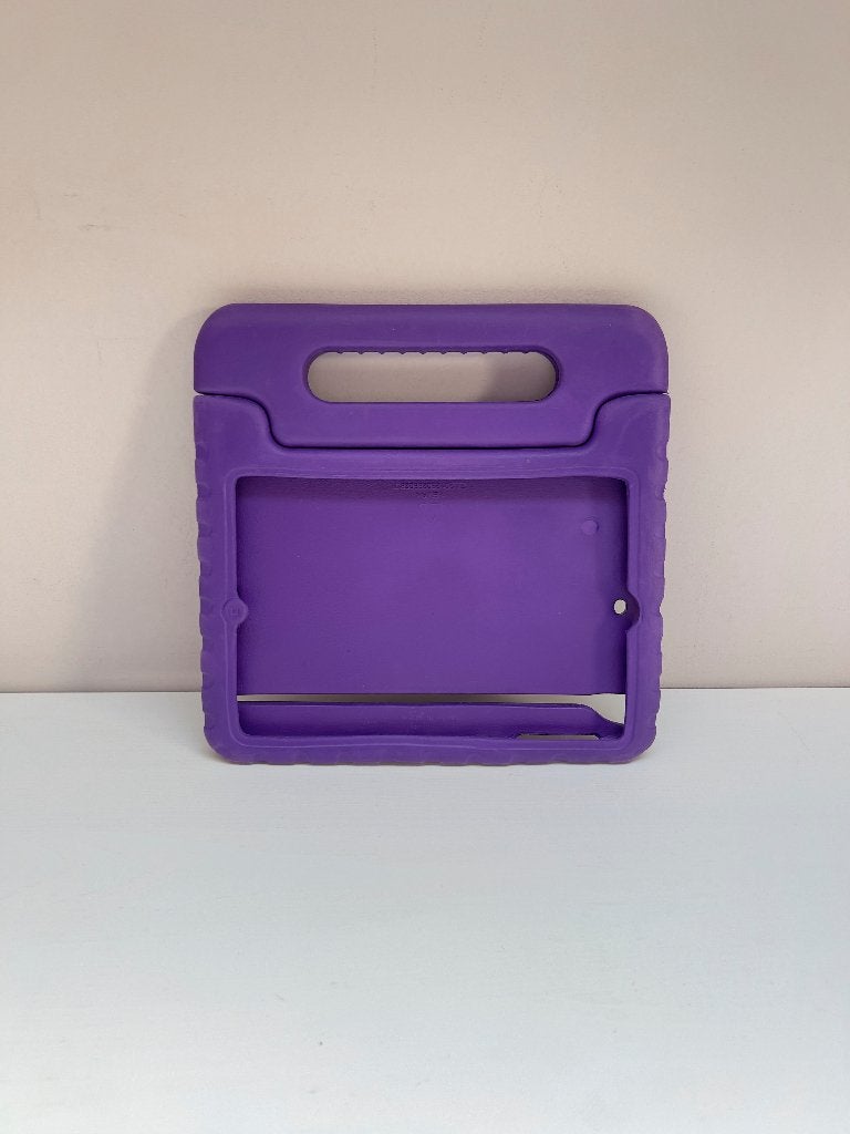 Paarse iPad mini-hoes - geïntegreerde handgreep en standaard, Gebruikt, 8 inch, Ophalen of Verzenden, Ipad mini 1