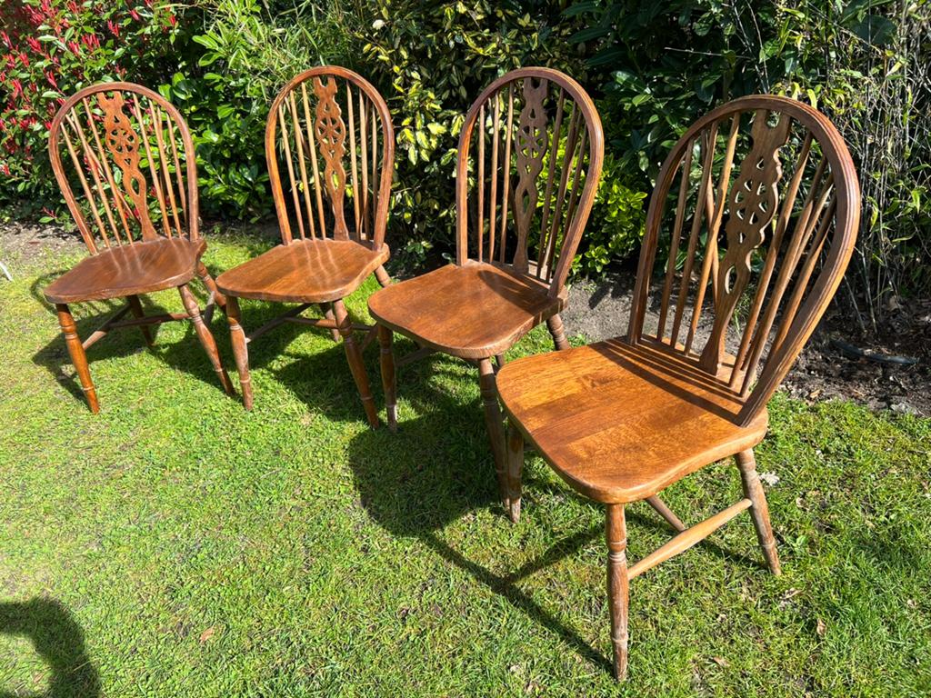 Windsor stoelen - 4 x, Ophalen
