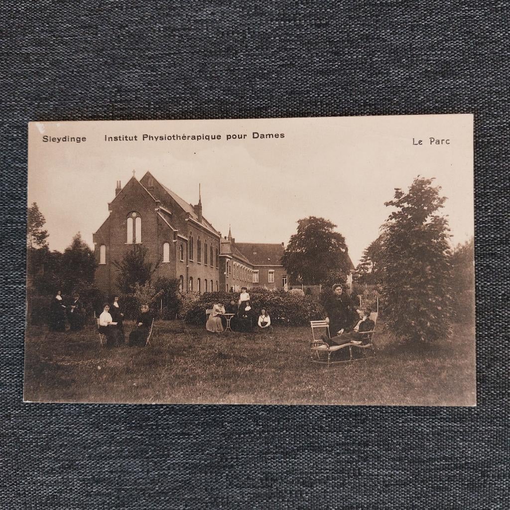 Oude postkaart van Sleidinge, Ophalen of Verzenden