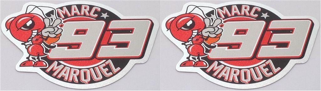 Marc Márquez metallic sticker set #7, Motos, Accessoires | Autocollants, Envoi