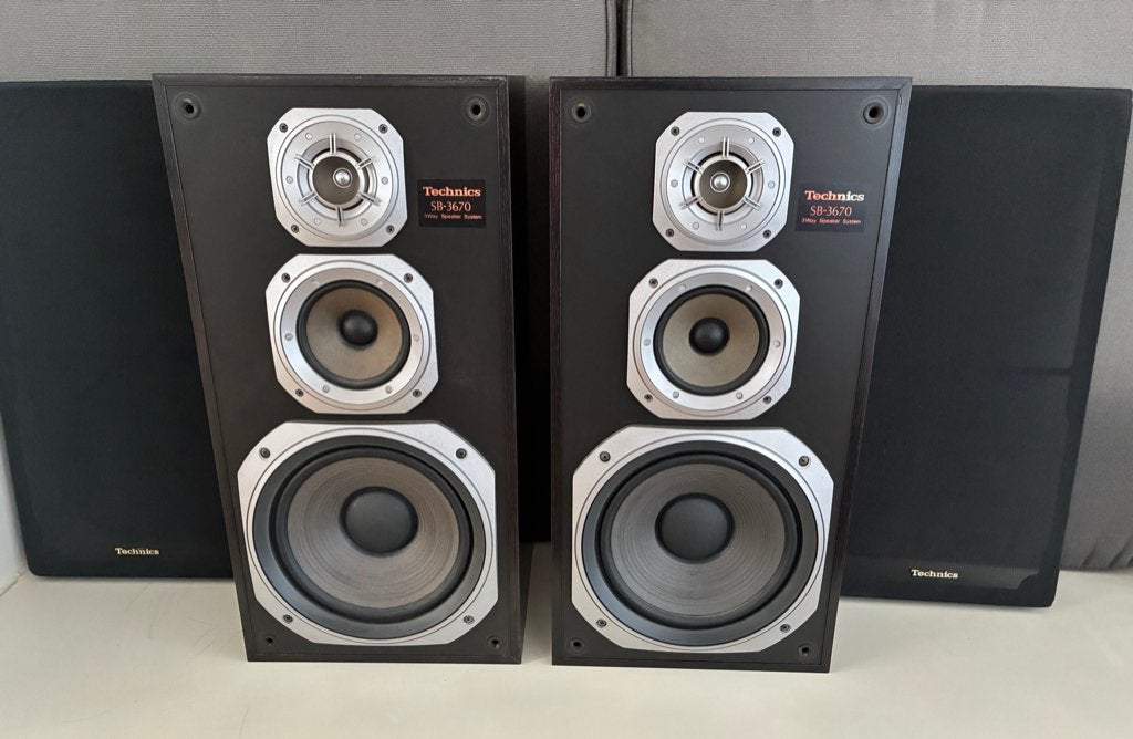 Technics - vintage luidsprekers - top staat!, Autres marques, 60 à 120 watts, Enlèvement, Utilisé