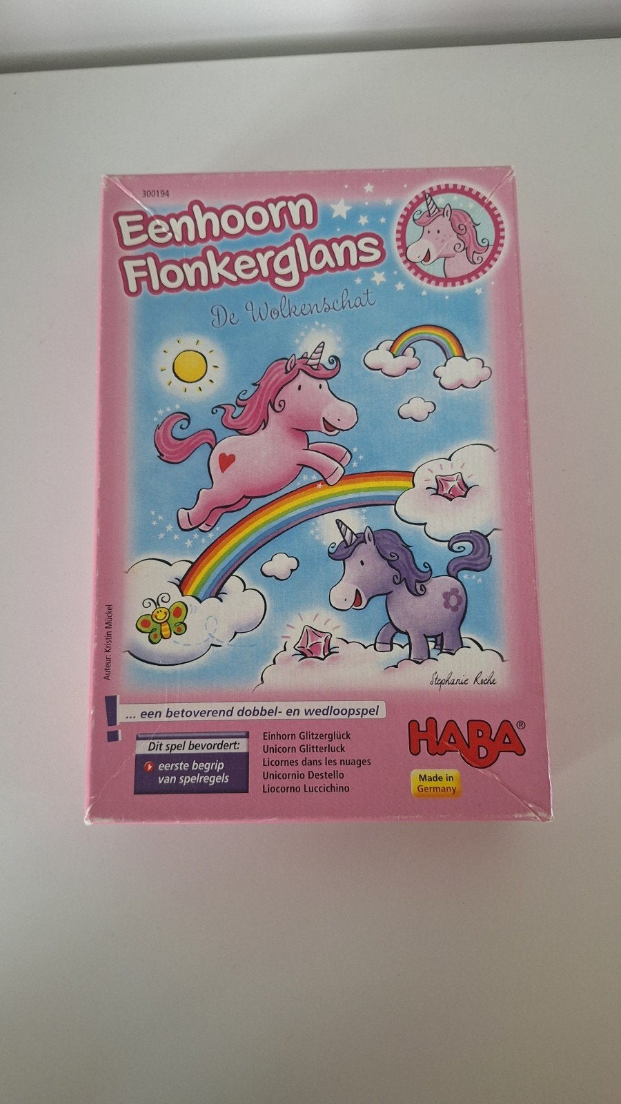 HABA Eenhoorn Flonkerglans ( kleine versie), Ophalen