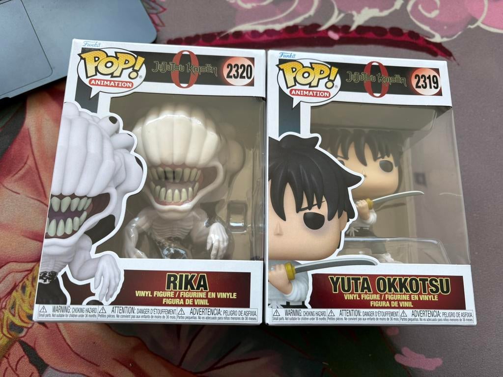 Coffret Yuta Okkotsu Rika 2319 2320 Funko Pop Jujutsu Kaisen, Enlèvement ou Envoi, Comme neuf