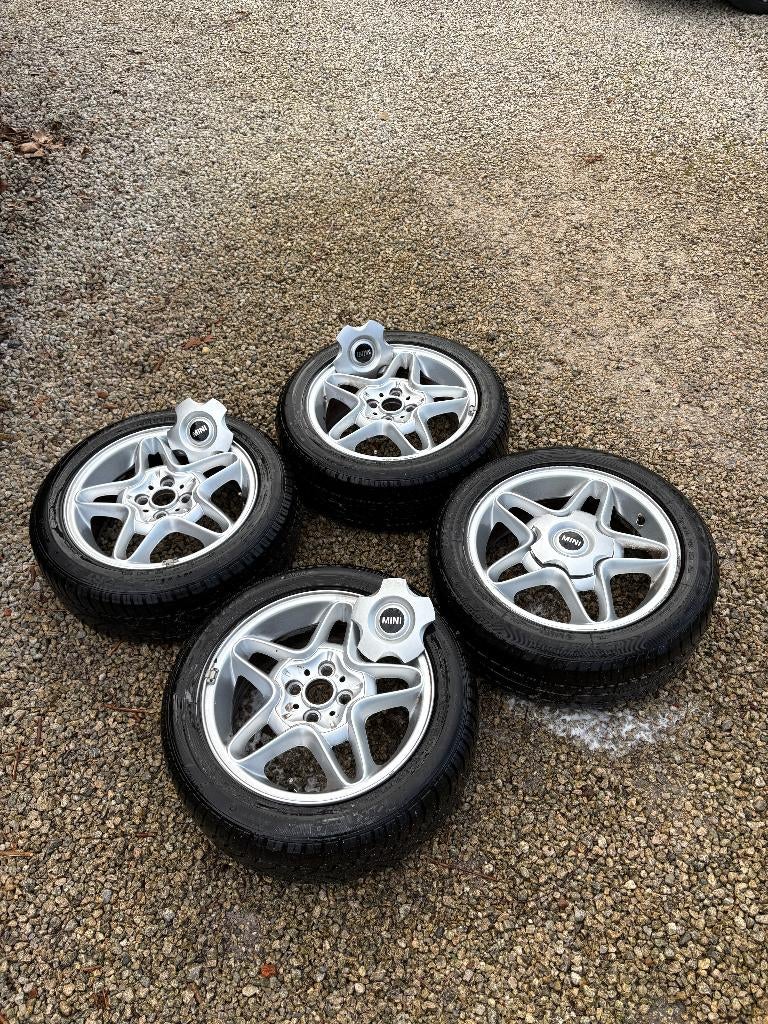 Mini Clubman Velgen incl. zomerbanden, Auto-onderdelen, Banden en Velgen, Ophalen, Gebruikt, Velg(en), Personenwagen
