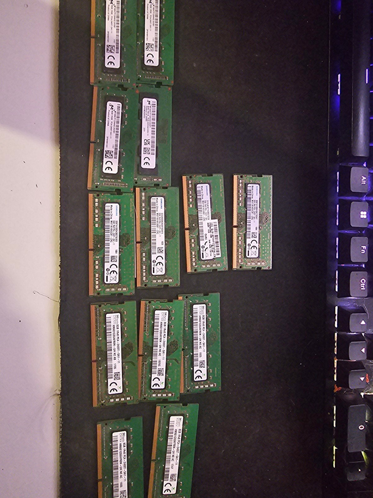 collectie soddim ddr4 2400mt ram, Computers en Software, RAM geheugen, Ophalen, DDR4, Laptop