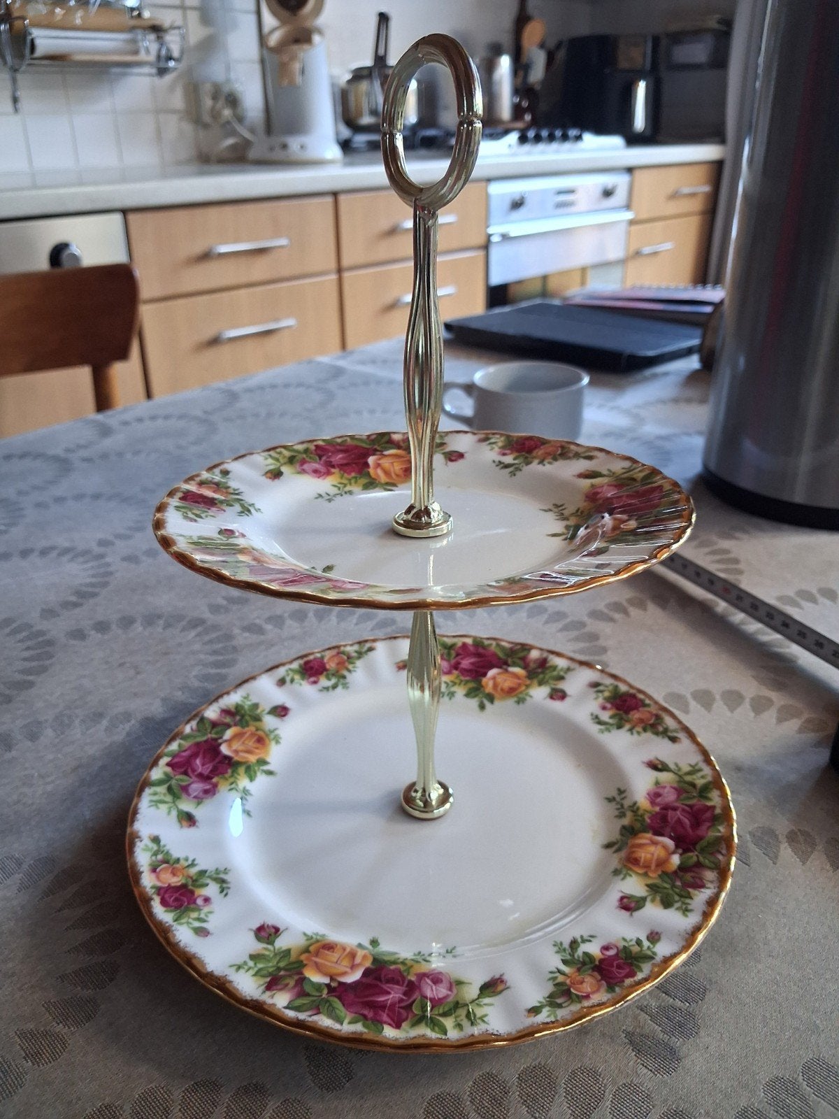 etagère high teas set royal albert, Ophalen of Verzenden, Etagère