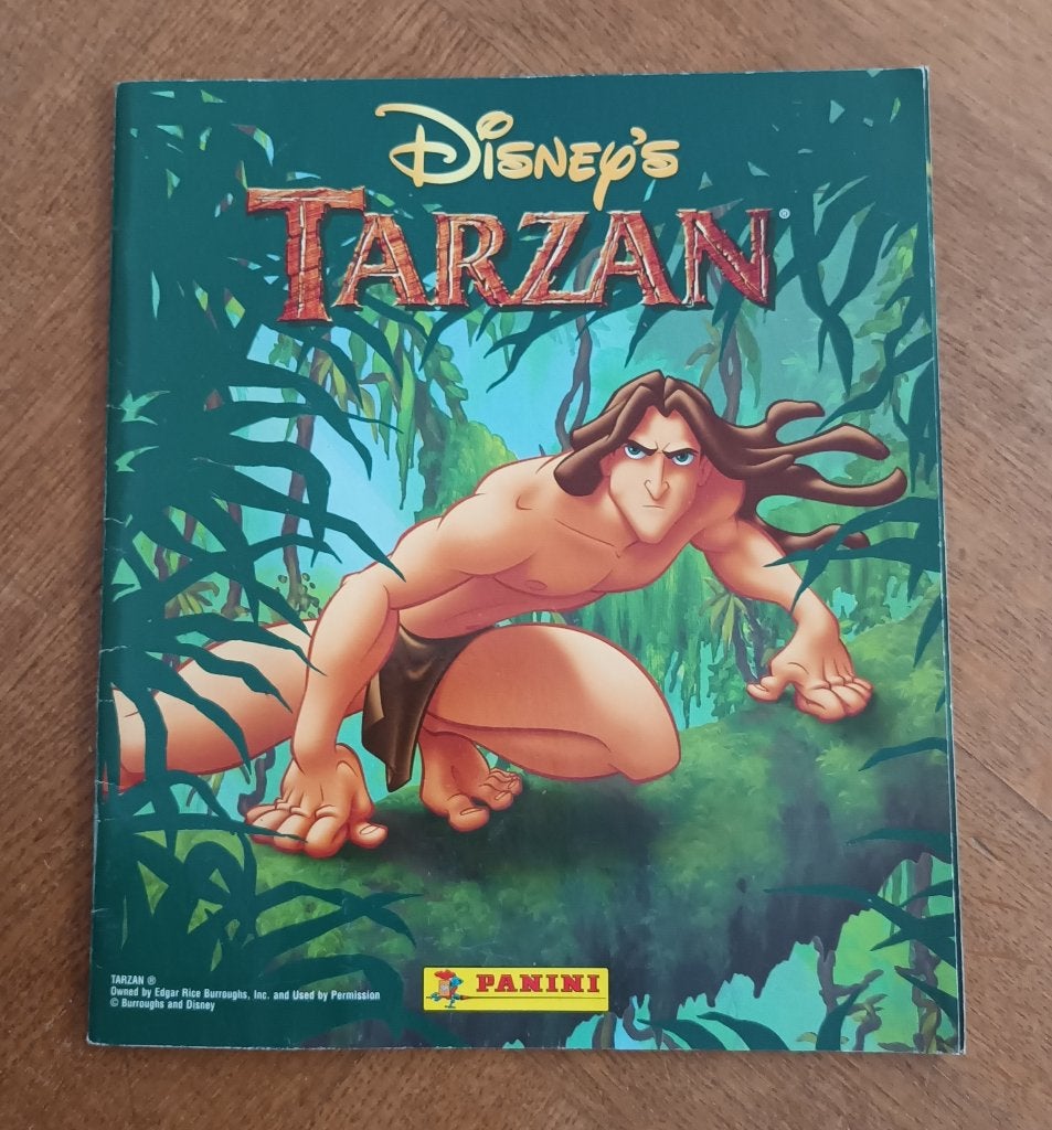 Album Panini Tarzan van Disney, collector, Ophalen of Verzenden, Zo goed als nieuw, Sticker