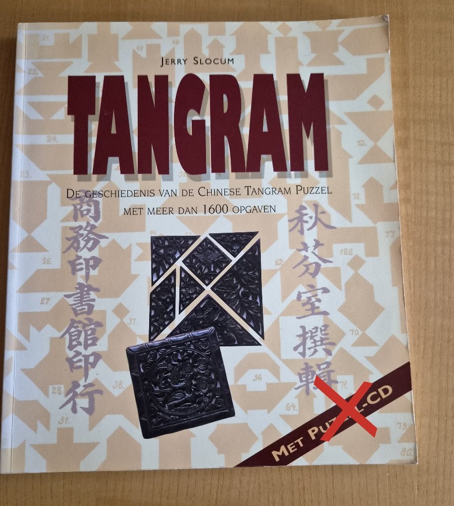 tangram chinees puzzel, Hobby en Vrije tijd, Denksport en Puzzels, Gebruikt, Legpuzzel, Ophalen of Verzenden
