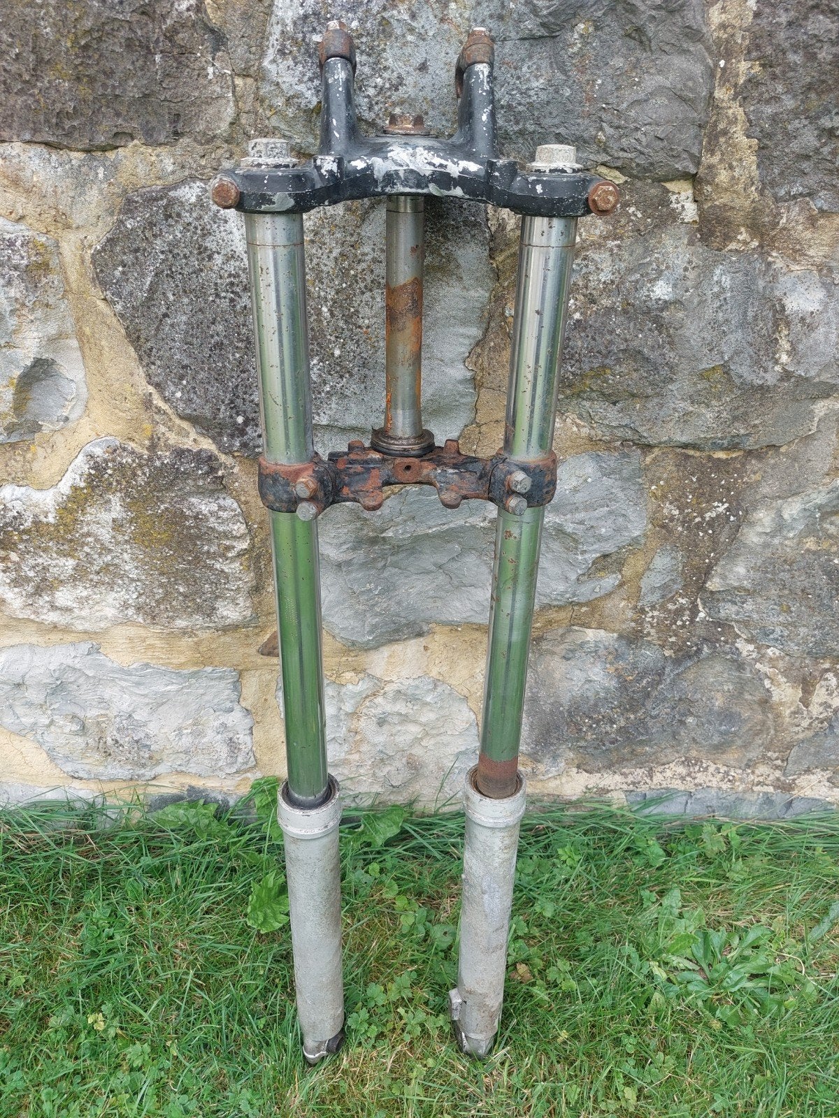Fourche Yamaha DT 250 / 400 MX 1977-1980, Motos, Pièces | Yamaha, Utilisé, Enlèvement ou Envoi