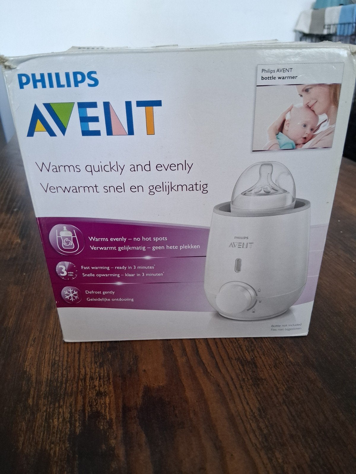 papfles verwarmer, Ophalen