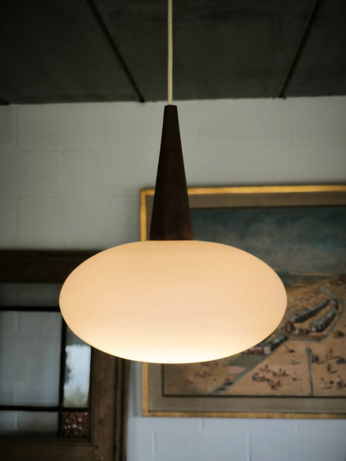 Suspension Scandinave Louis Christian Kalff pour Philips, an, Maison & Meubles, Neuf, Vintage, Verre, Enlèvement