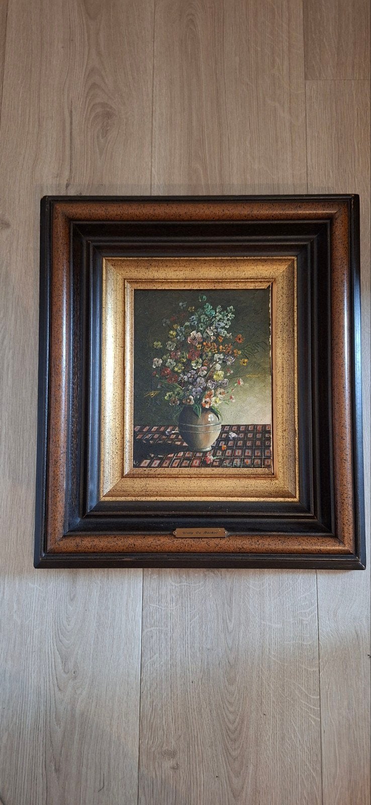 Schilderij Willy De Backer, Enlèvement