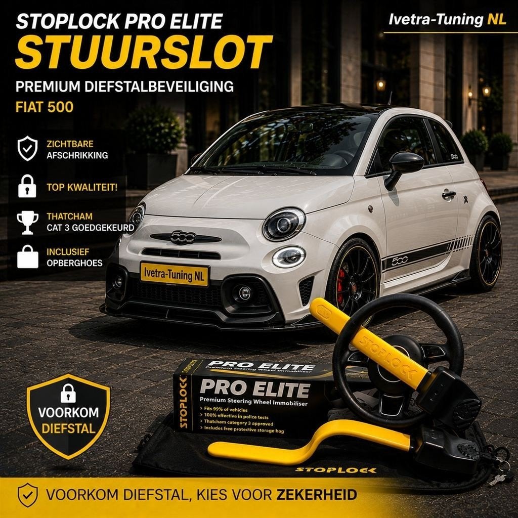 Stuurslot Fiat 500 | Beveiliging Fiat 500 | Stuurklem Fiat 5, Ophalen of Verzenden, Nieuw