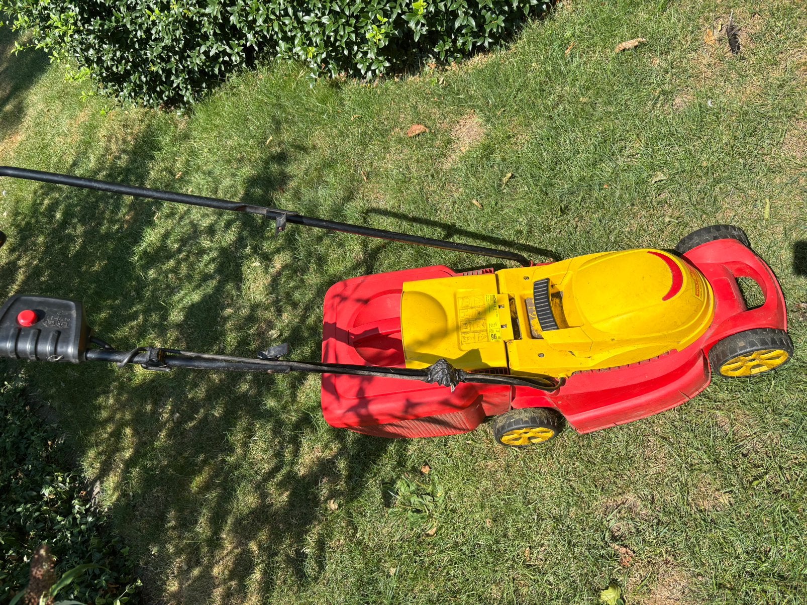 Elektrische grasmaaier, Tuin en Terras, Ophalen, Gebruikt, Elektrische grasmaaier, Opvangbak