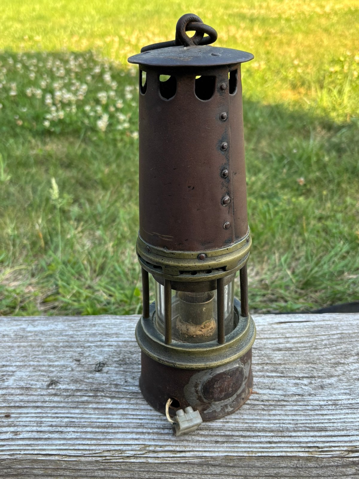 Lampe de mineur ancienne  Style industriel et collection, Enlèvement ou Envoi