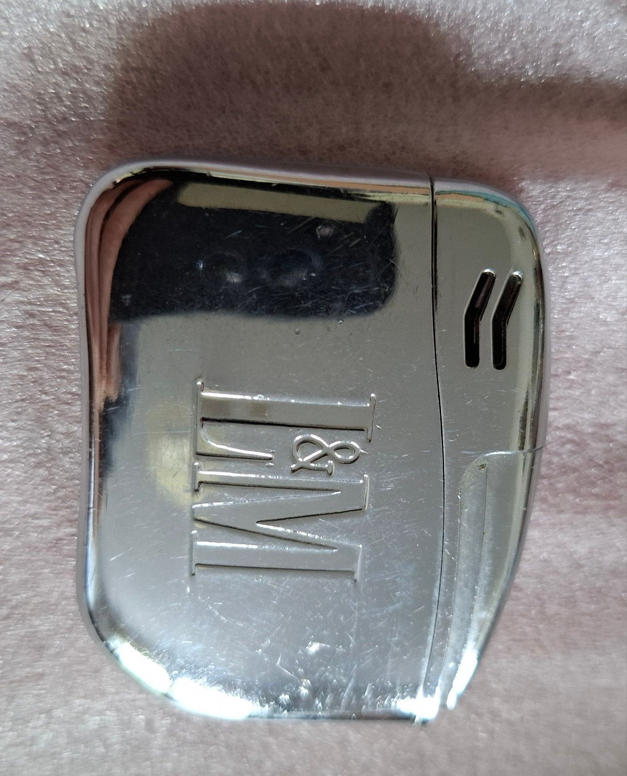 Vintage Aansteker Briquet L&M Pub Inox. Marlboro 16, Collections, Enlèvement ou Envoi, Comme neuf, Briquet