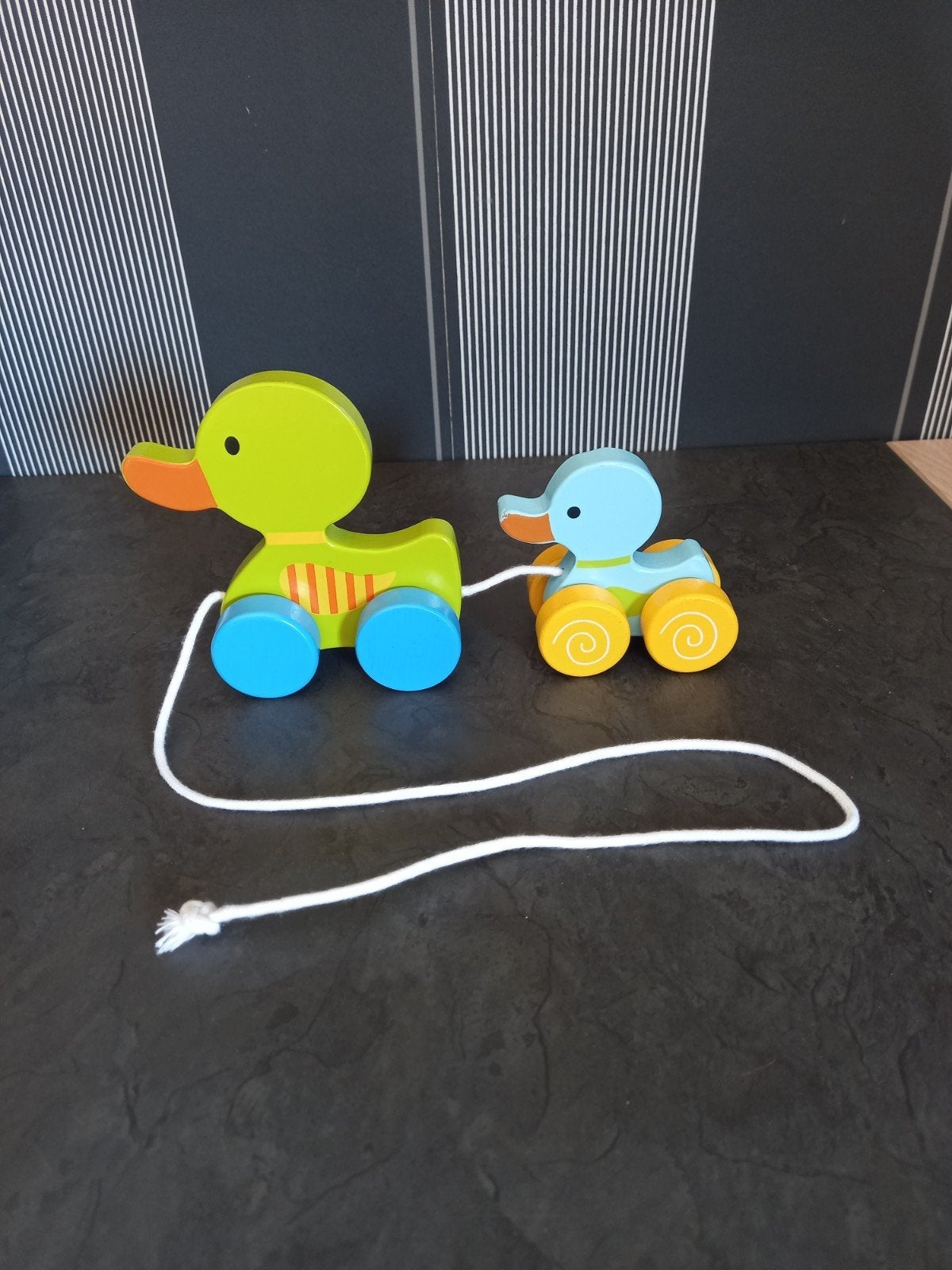 2 eendjes, Ophalen