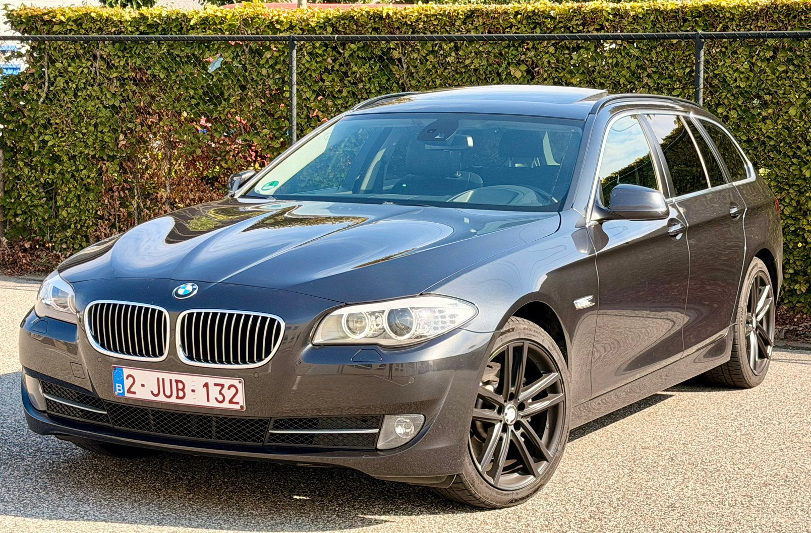Bmw 525 xdrive, Auto's, Euro 5, Zwart, Zwart, Leder