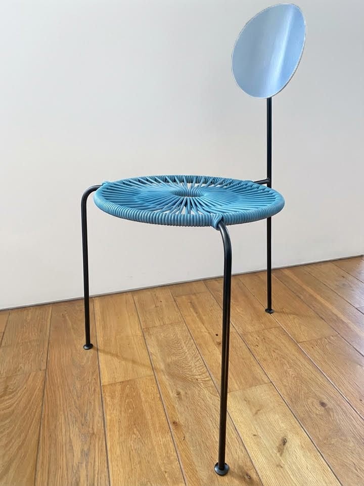 OK Design Centro stoel petroleum blauw, Huis en Inrichting, Stoelen, Ophalen, Kunststof, Blauw, Design