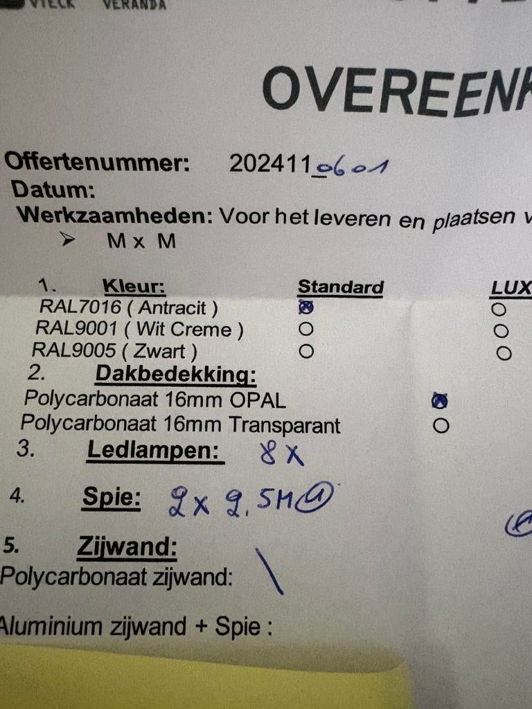 Open pergola, Tuin en Terras, Zonneschermen, Ophalen, Zo goed als nieuw