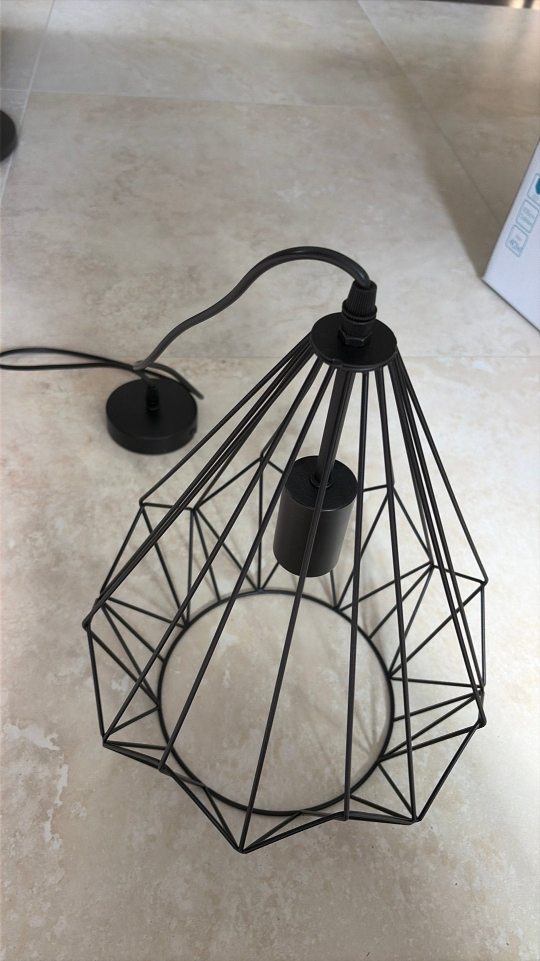 Suspension style industriel avec ampoule globe fournie, Maison & Meubles, Lampes | Suspensions, Enlèvement, Neuf, Métal, E27 (grand)