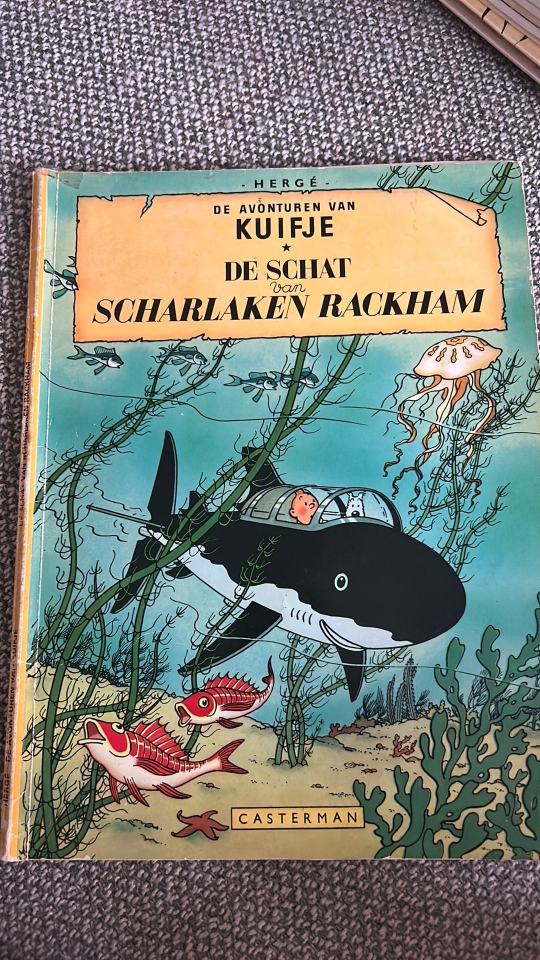 Kuifje – De Schat van Scharlaken Rackham, Enlèvement ou Envoi, Tintin, Utilisé, Livre ou Jeu