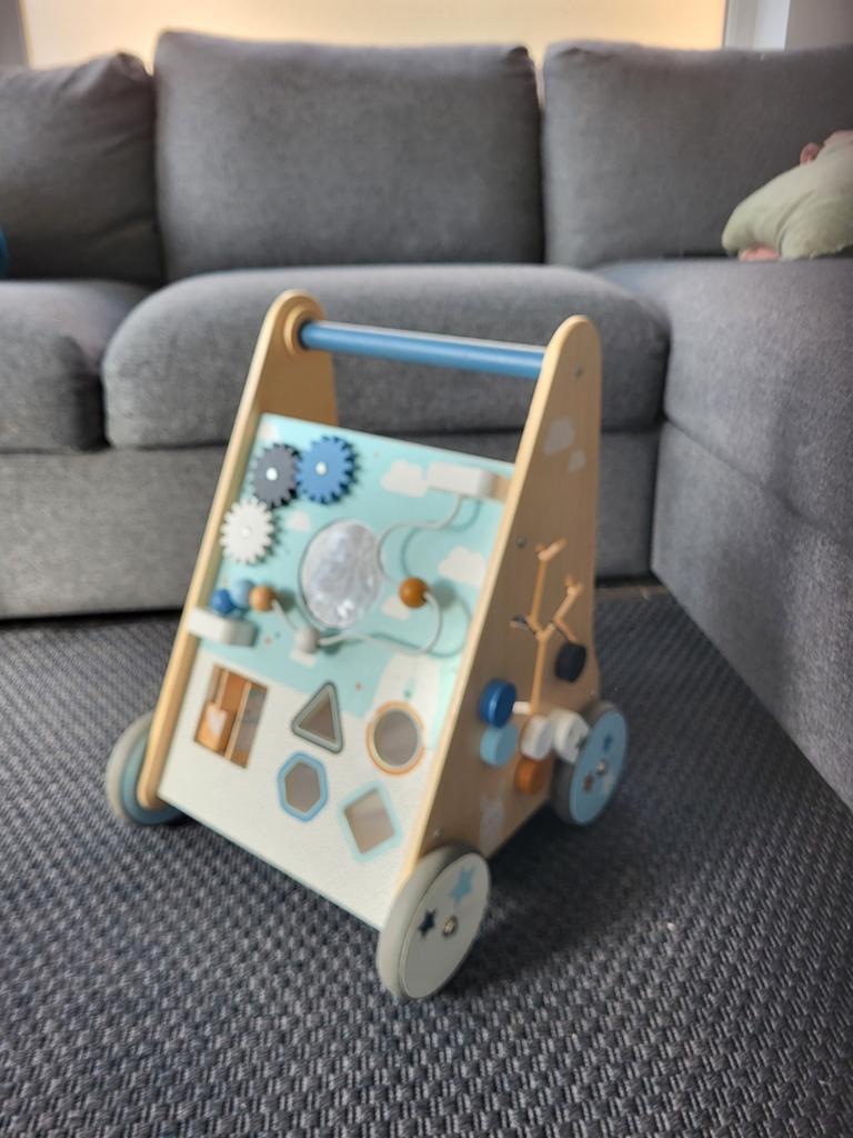 Houten loopwagentje, Kinderen en Baby's, Speelgoed | Houten speelgoed, Ophalen