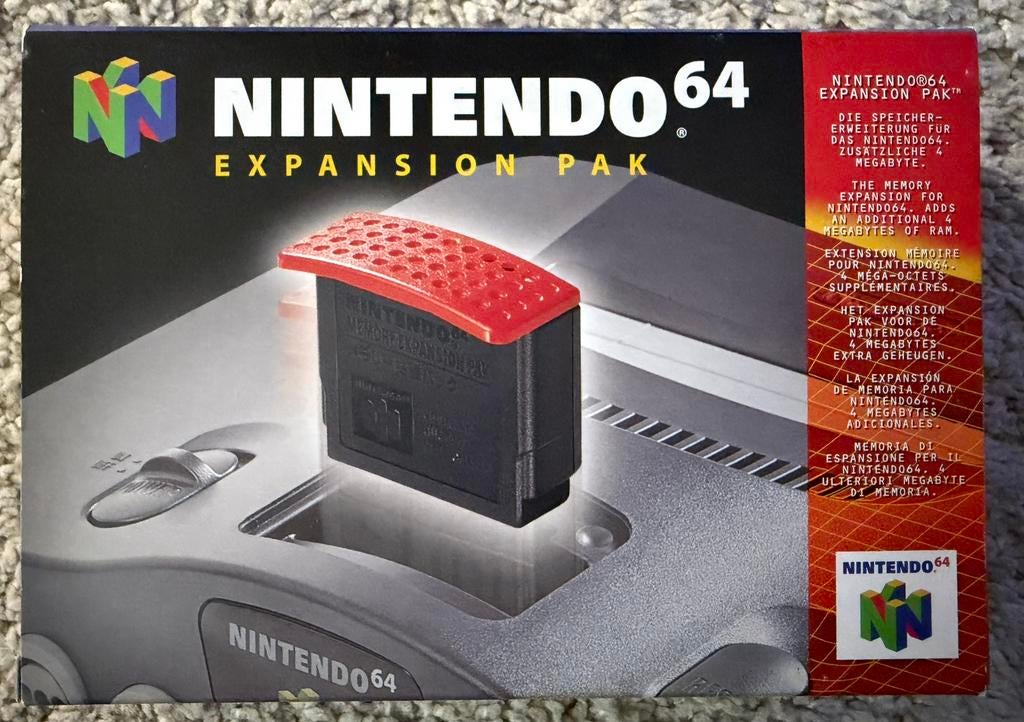 Nintendo 64 expansion pack, Consoles de jeu & Jeux vidéo, Consoles de jeu | Nintendo 64, Enlèvement ou Envoi, Comme neuf