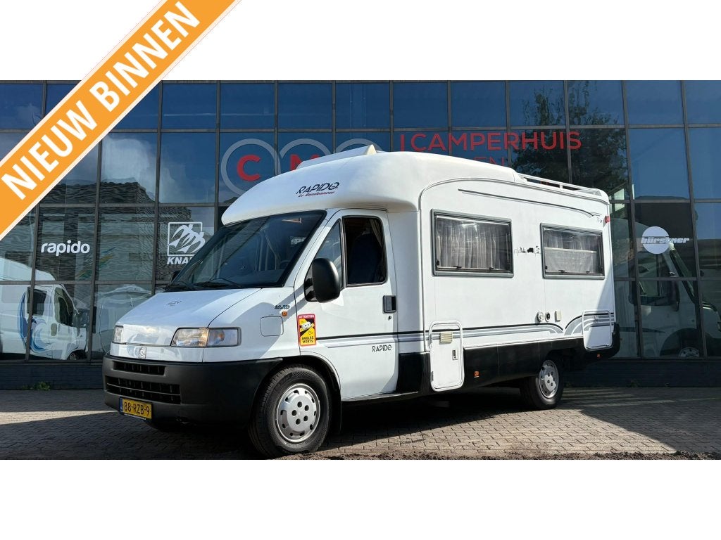 Rapido Le Randonneur 741 F 2xAirco,FaceToFace,130PK, Caravans en Kamperen, Ringverwarming, Bedrijf, Rapido, Koelkast