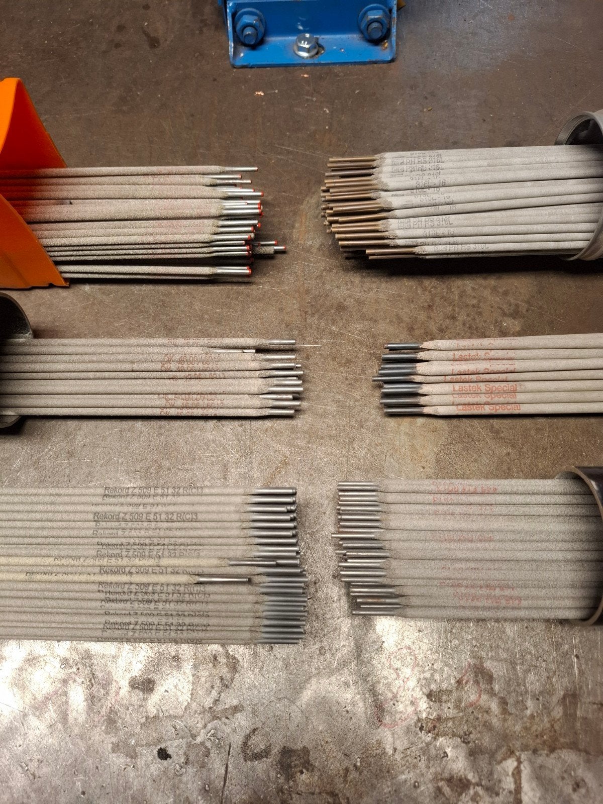 las elektroden, Ophalen, Nieuw, Elektroden
