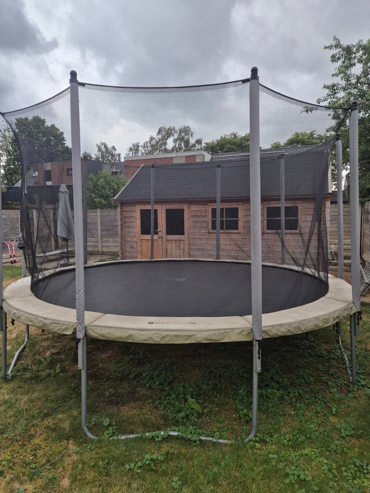 Domyos essential 420 Trampoline, Kinderen en Baby's, Speelgoed | Buiten | Trampolines, Ophalen