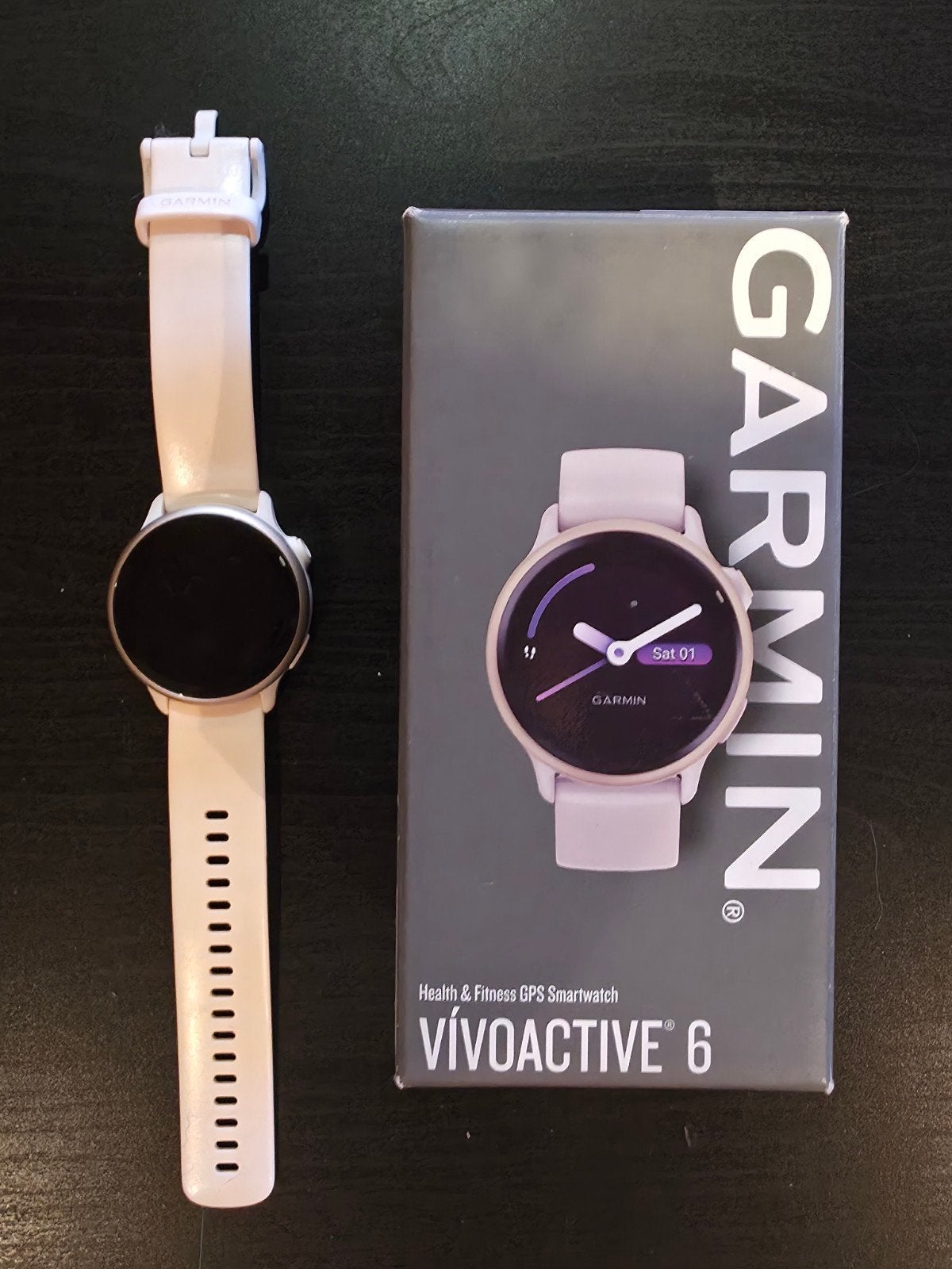 Montre Garmin Vivoactive 6, Wit, Garmin, Ophalen of Verzenden, Zo goed als nieuw