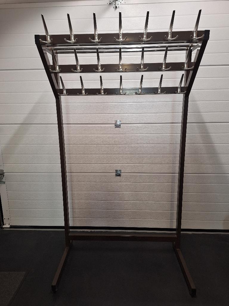 Metalen grote staande kapstok, Huis en Inrichting, Woonaccessoires | Kapstokken, Ophalen, Gebruikt, Metaal, Staande kapstok