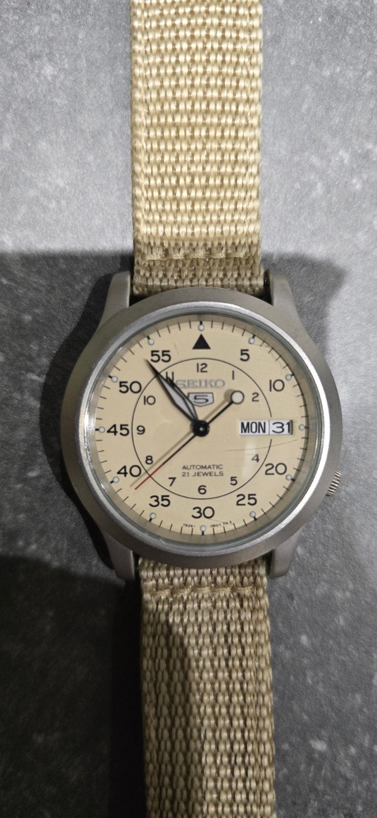 Seiko 5 Automatique – 21 Jewels – Jour & Date, Enlèvement, Seiko