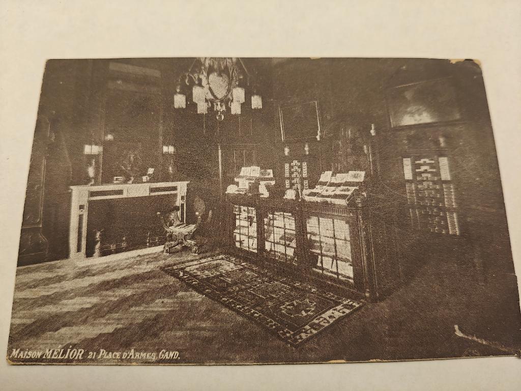 Postkaart maison Mélior Place d'Armes Gand Gent, Verzamelen, Postkaarten | België, Ophalen of Verzenden, Voor 1920, Ongelopen