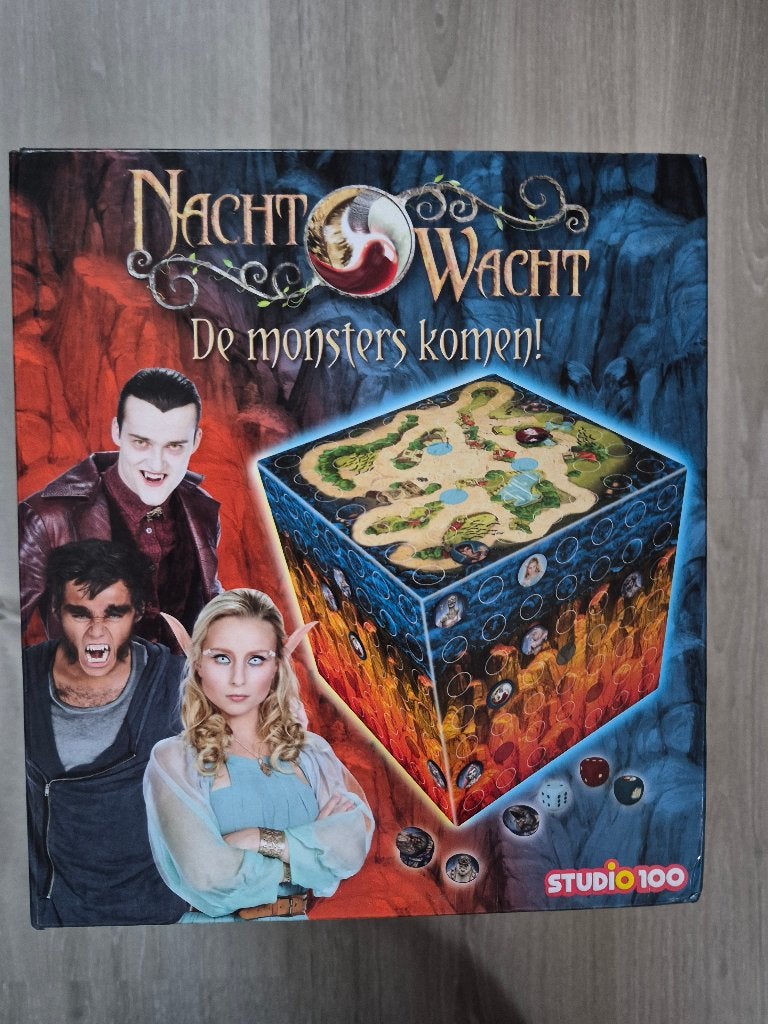 Nachtwacht bordspel - Monsters komen, Kinderen en Baby's, Ophalen of Verzenden, Zo goed als nieuw