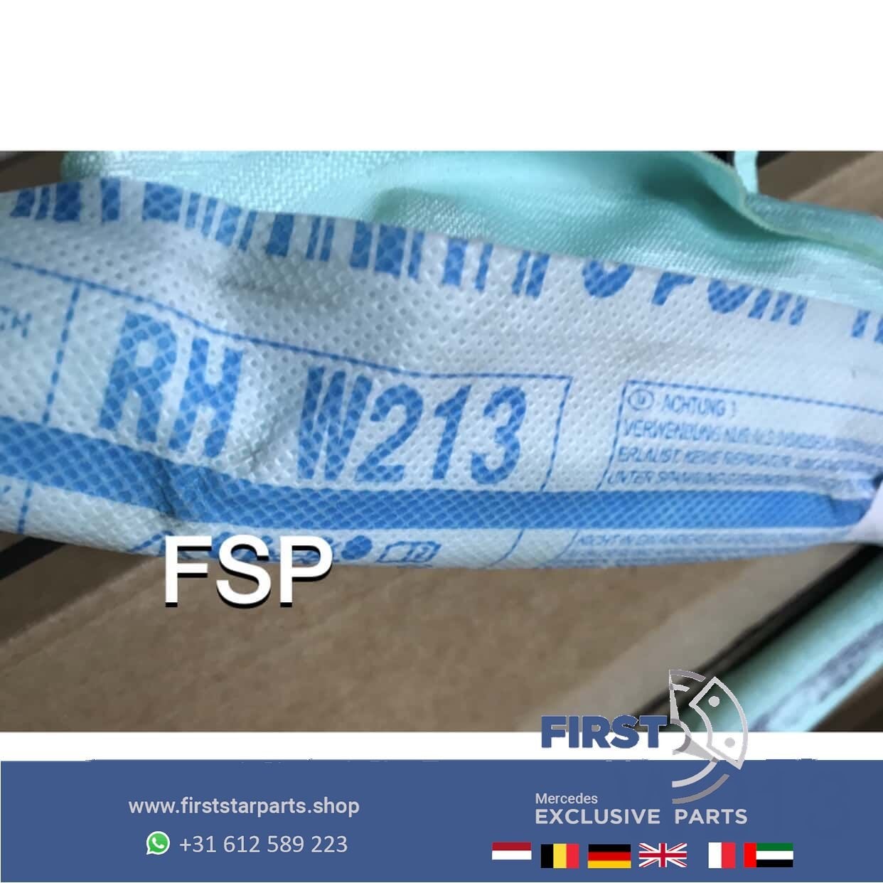 W213 E Klasse DAKAIRBAG RECHTS 2016-2021 DAK HEMELAIRBAG ORI, Auto-onderdelen, Gebruikt, -, Ophalen of Verzenden, -