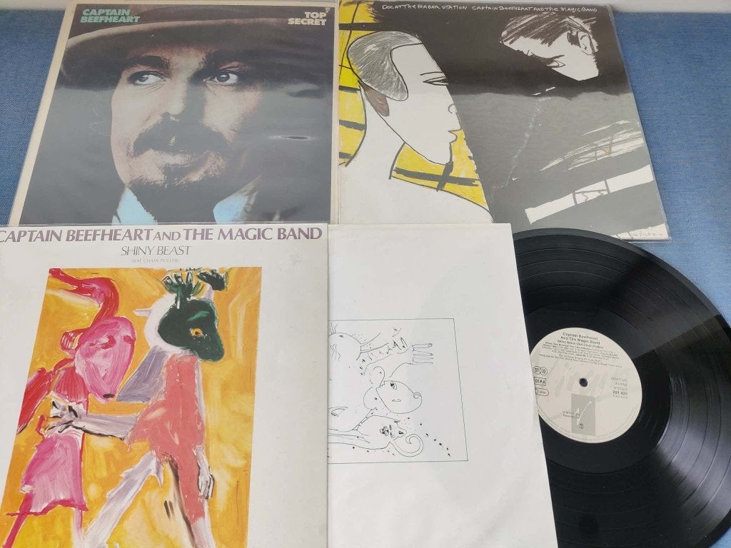 lot Captain beefheart(top secret,at radar station,shiny beas, Ophalen of Verzenden, Blues, LP