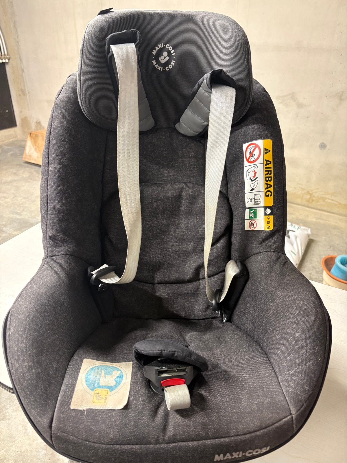 Autostoel Maxi cosi met onderstel, Kinderen en Baby's, Gebruikt, Verstelbare rugleuning, Isofix, Maxi-Cosi