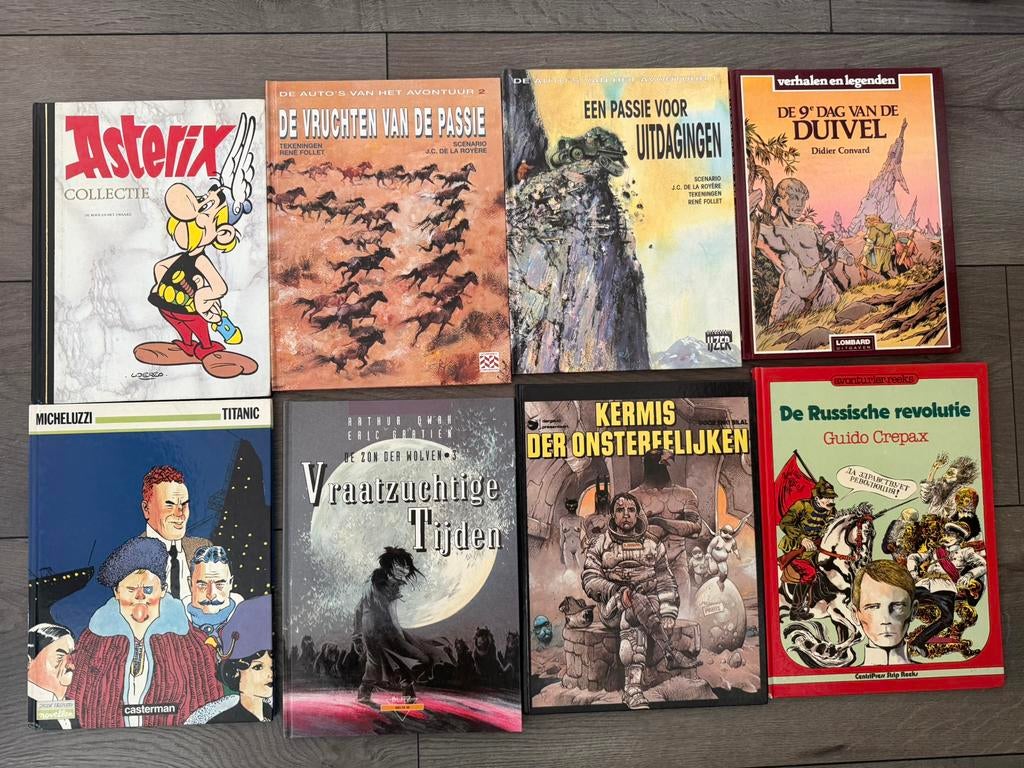 8x HC strips casterman dargaud Asterix, Boeken, Ophalen, Zo goed als nieuw