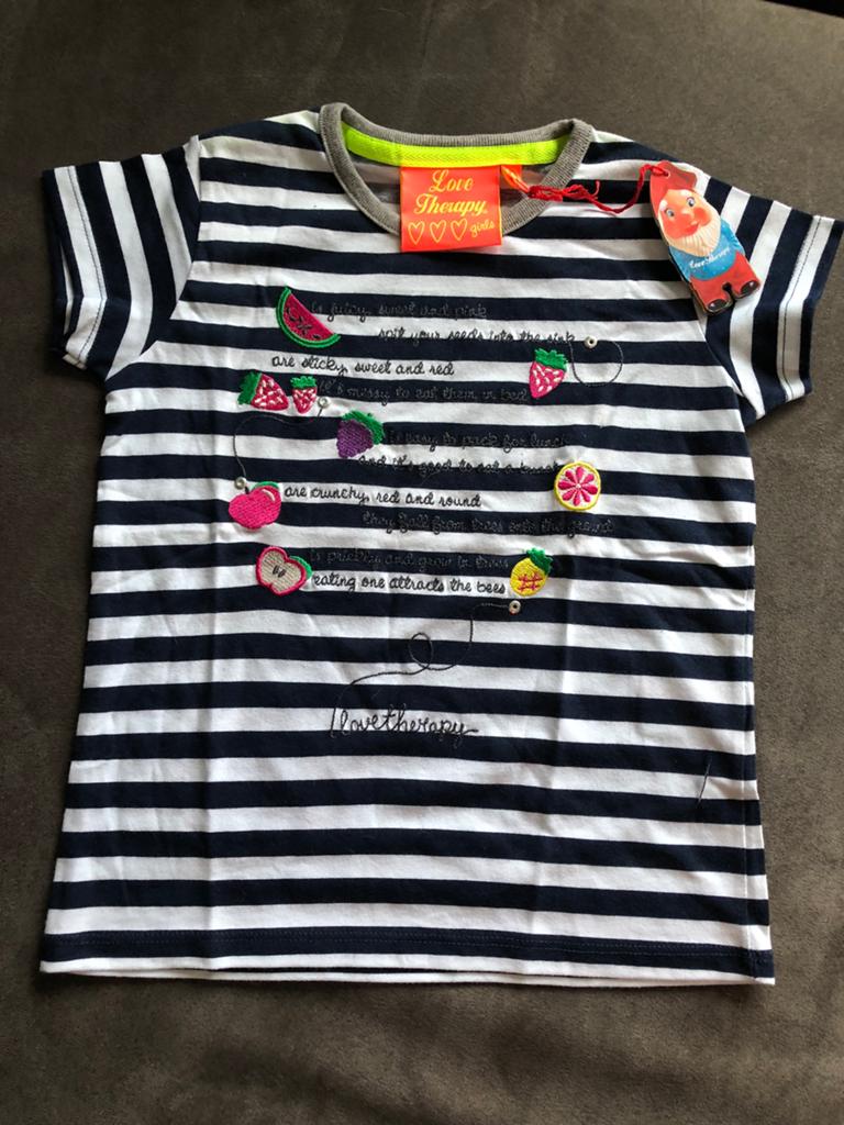 Nieuwe t-shirt Love therapy maat 104, Kinderen en Baby's, Ophalen, Nieuw, Meisje, Shirt of Longsleeve
