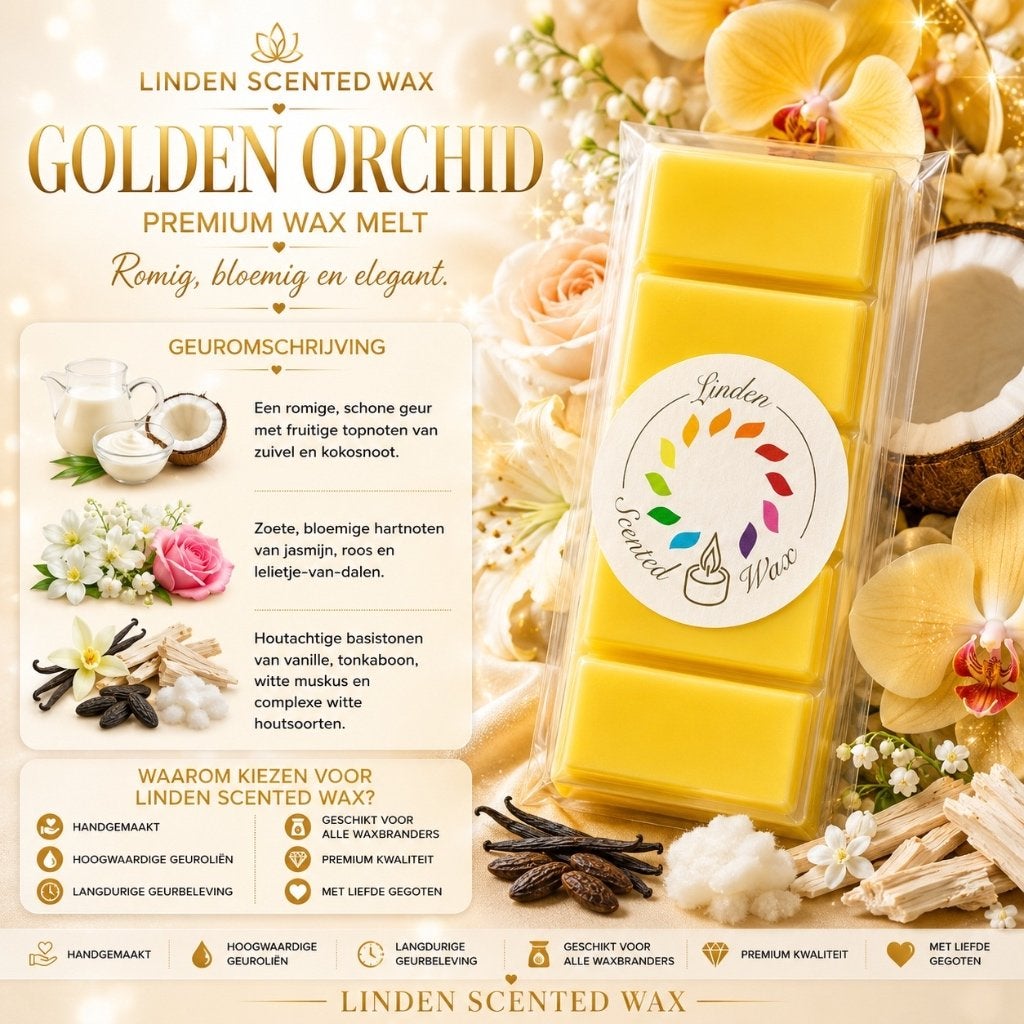 Parfum Waxmelts GOLDEN ORCHID, adoucissant textile Lenor, Maison & Meubles, Enlèvement ou Envoi, Neuf, Cire, Bougie