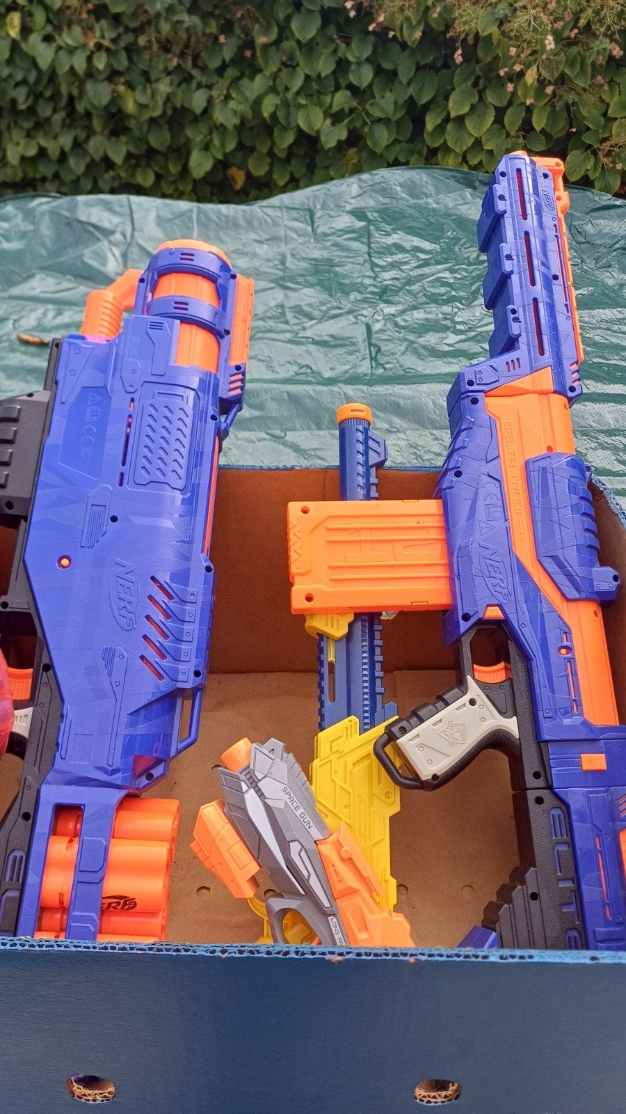 Nerf guns, Ophalen, Gebruikt
